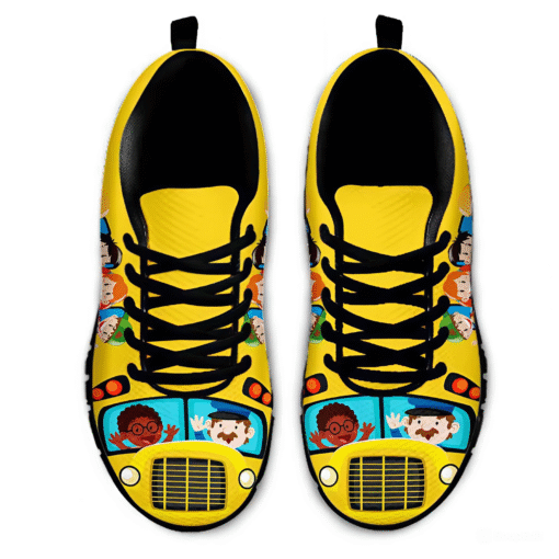 School Bus Man Driver Sneaker Fashion Comfortable Shoes Walking Running Lightweight Casual Shoes MQTD4050703 - Image 9