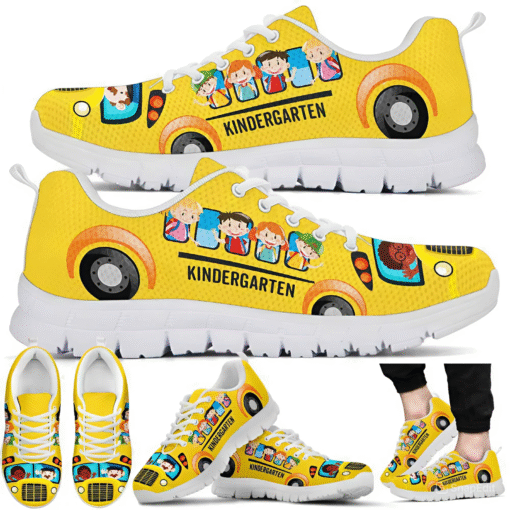 School Bus Man Driver Sneaker Fashion Comfortable Shoes Walking Running Lightweight Casual Shoes MQTD4050703 - Image 2