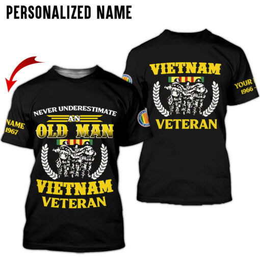 Personalized Vietnam Veteran T-Shirt MQUU4280609 - Image 2