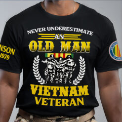 Personalized Vietnam Veteran T-Shirt MQUU4280609