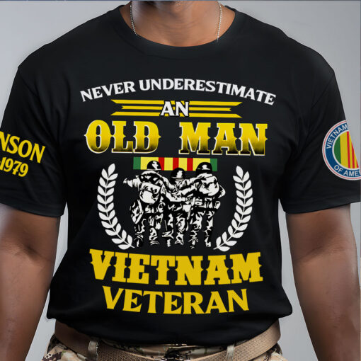 Personalized Vietnam Veteran T-Shirt MQUU4280609