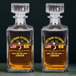 Personalized Vietnam Veteran Whiskey Bottle QFNT5270202