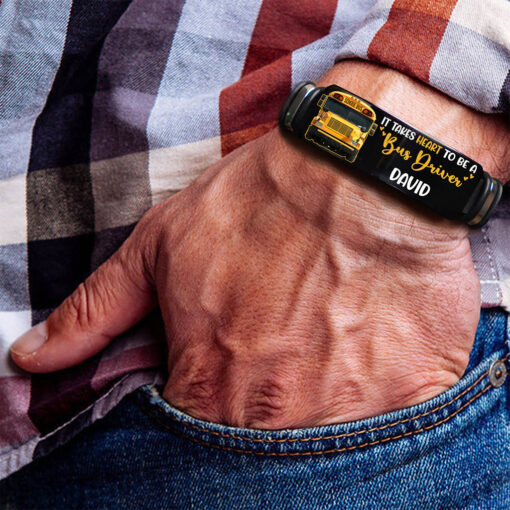 Custom School Bus Driver Bracelet UKND5210301 - Image 4