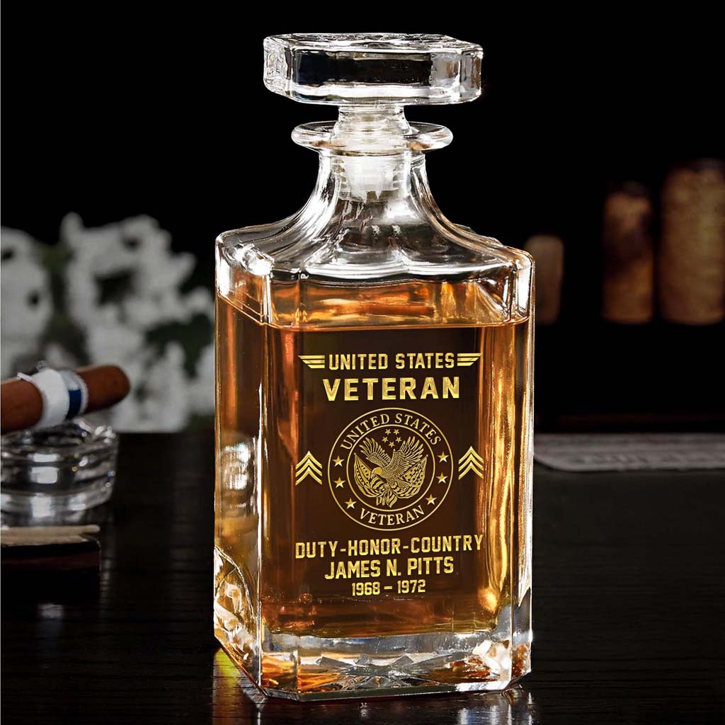 Personalized Vietnam Veteran Whiskey Bottle UKHM5110303 - Image 4