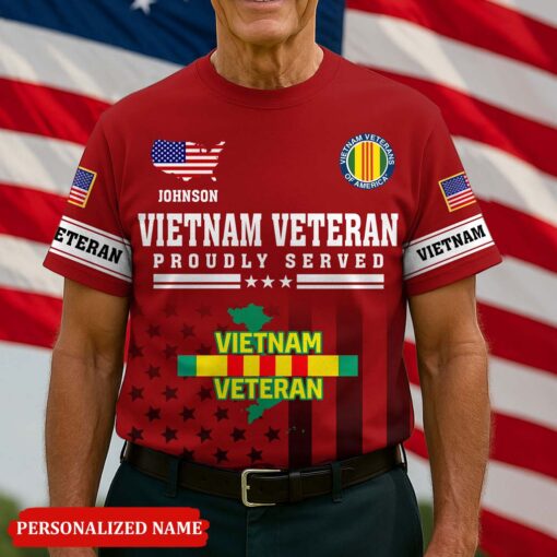 Personalized Vietnam Veteran 3D Shirt QFTD5020403 - Image 3
