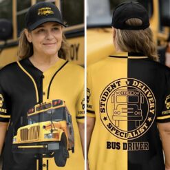 Personalized School Bus Driver Baseball Jersey NPND5260408