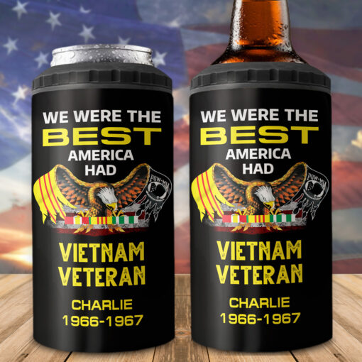 Personalized Vietnam Veteran Can Cooler Tumbler UKNT5150504