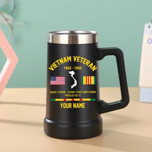 Custom Veteran Beer Mug THHA5280501