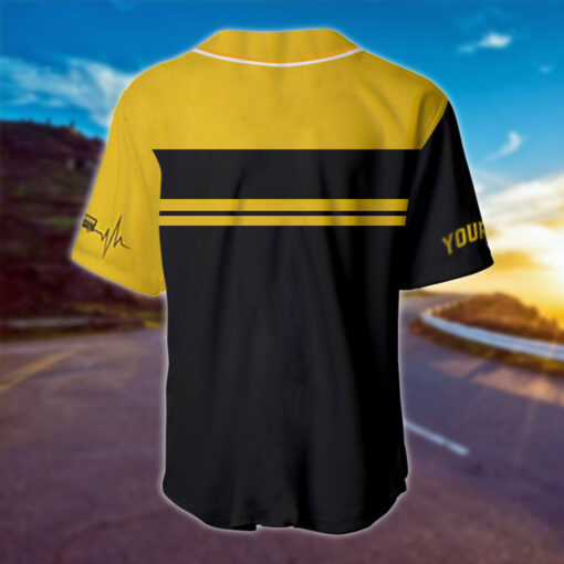 Custom School Bus Driver Jersey, Baseball Shirt Gift for Bus Drivers MQNT5210503 - Image 3