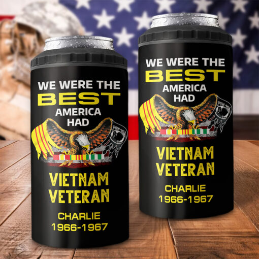 Personalized Vietnam Veteran Can Cooler Tumbler UKNT5150504 - Image 2