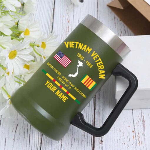 Custom Veteran Beer Mug THHA5280501 - Image 2