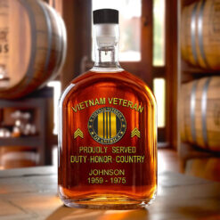 Custom Veteran Whiskey Decanter THTZ5210506