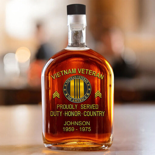 Custom Veteran Whiskey Decanter THTZ5210506 - Image 2