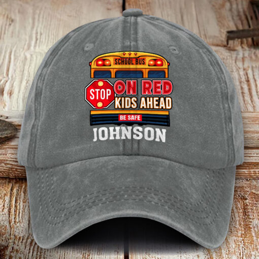 Custom Bus Driver Distressed Washed Cotton Printed Hat MQHM5230501 - Image 3