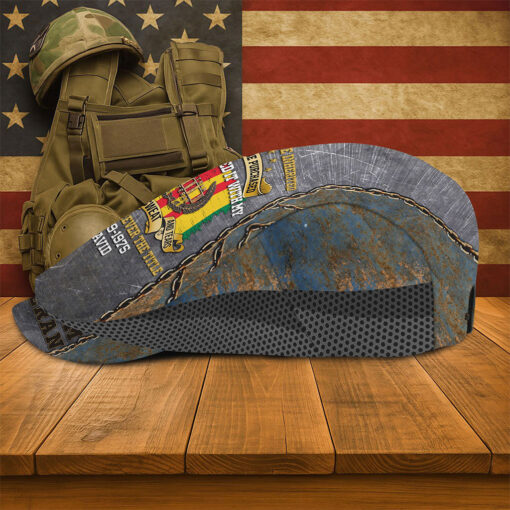 Personalized Vietnam Veteran Flat Cap, Custom Vietnam Veteran Jeff Cap QFTO5150501 - Image 4