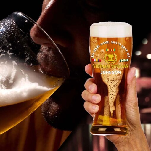Personalized Vietnam Veteran Pilsner Glass, All Gave Some 58479 Gave All Vietnam Veteran Pilsner Glass NPHM5210501 - Image 4