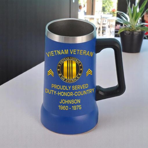 Custom Veteran Beer Mug THHA5280503 - Image 3