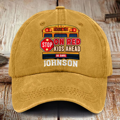 Custom Bus Driver Distressed Washed Cotton Printed Hat MQHM5230501 - Image 4