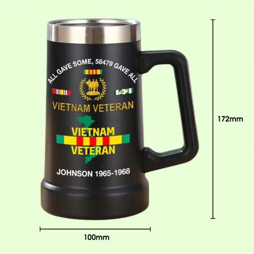 Custom Veteran Beer Mug THHA5280502 - Image 5