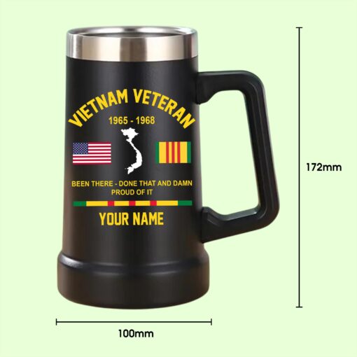 Custom Veteran Beer Mug THHA5280501 - Image 5