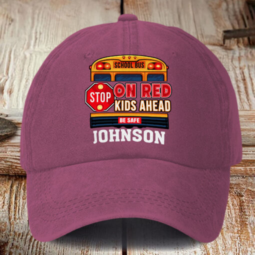 Custom Bus Driver Distressed Washed Cotton Printed Hat MQHM5230501 - Image 7