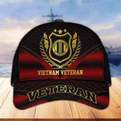 Custom Vietnam Veteran Baseball Cap, Father's Day Gift, Veterans Day MQHA5060502