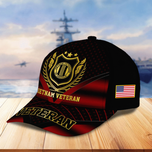 Custom Vietnam Veteran Baseball Cap, Father's Day Gift, Veterans Day MQHA5060502 - Image 2