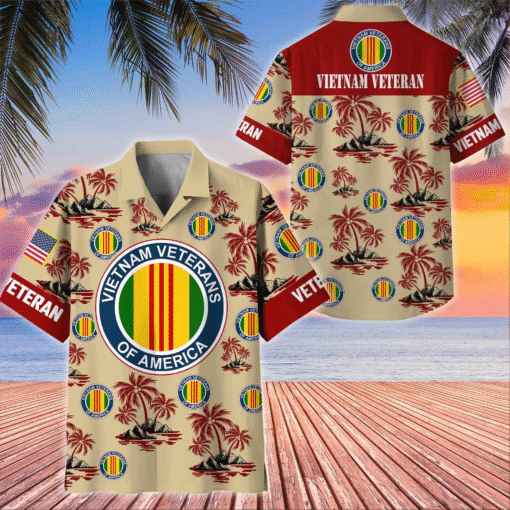 Premium Vietnam Veterans Hawaiian Shirt, Gifts For US Veterans, Gifts On Memorial Day, Father's Day MQNT5280550 - Image 4