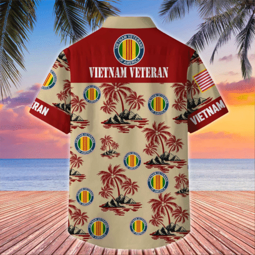 Premium Vietnam Veterans Hawaiian Shirt, Gifts For US Veterans, Gifts On Memorial Day, Father's Day MQNT5280550 - Image 6