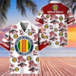Premium Vietnam Veterans Hawaiian Shirt, Gifts For US Veterans, Gifts On Memorial Day, Father's Day MQNT5280550