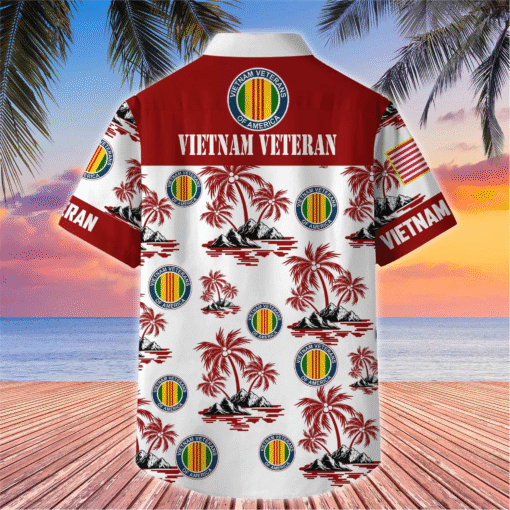 Premium Vietnam Veterans Hawaiian Shirt, Gifts For US Veterans, Gifts On Memorial Day, Father's Day MQNT5280550 - Image 3