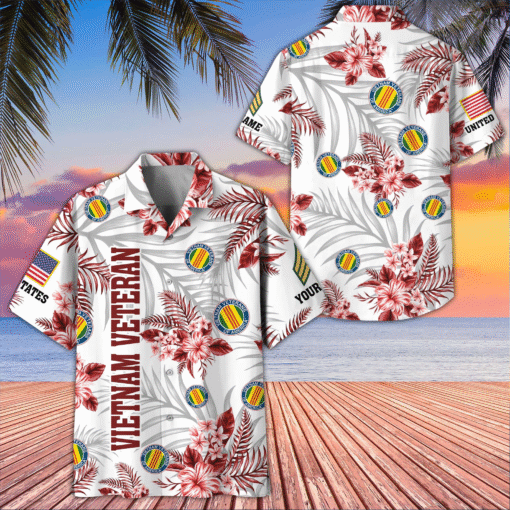 Unique Custom Name, Rank, Vietnam Veteran Hawaiian Shirt MQNT5280551