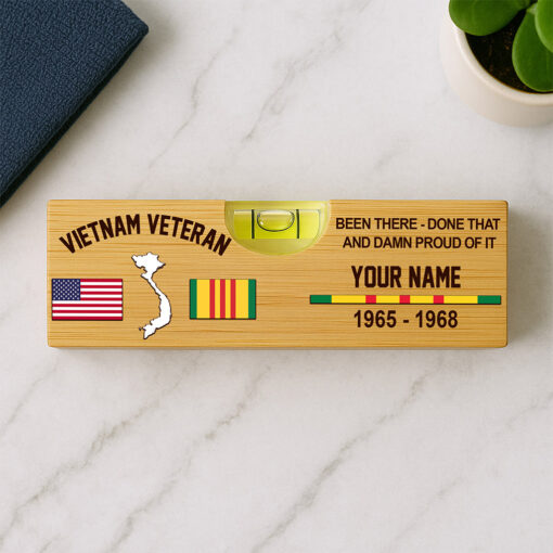 Personalized Vietnam Veteran Spirit Level Bottle Opener QFND5040603 - Image 4