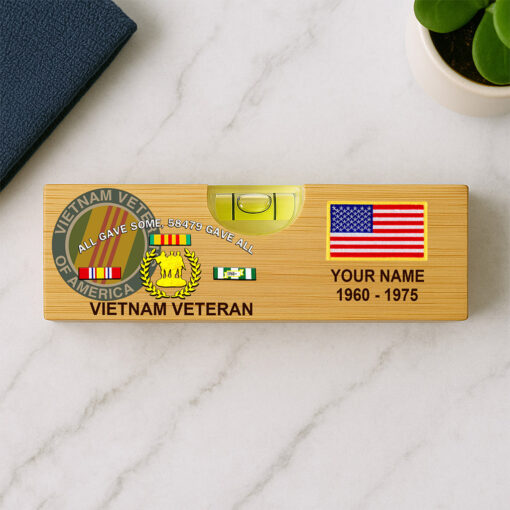 Personalized Vietnam Veteran Spirit Level Bottle Opener QFND5040604 - Image 4