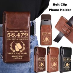 Personalized Vietnam Veteran Belt Clip Phone Holder QFHA5060602