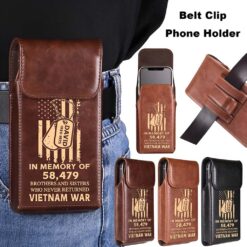 Personalized Vietnam Veteran Belt Clip Phone Holder QFHA5060604