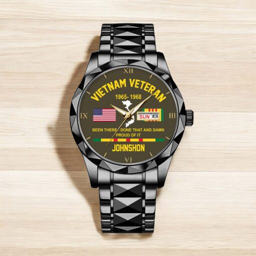 Personalized Vietnam Veteran Alloy Luxury Quartz Watch QFHA5190602 - Image 2