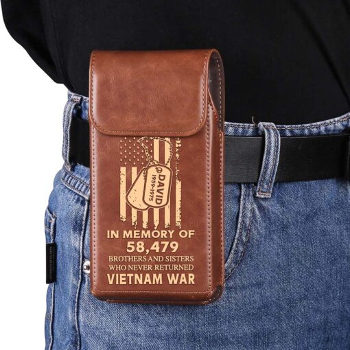 Personalized Vietnam Veteran Belt Clip Phone Holder QFHA5060604 - Image 4