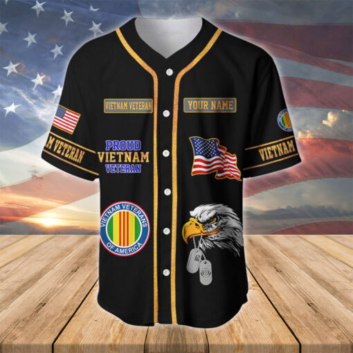 Personalized Vietnam Veteran Baseball Jersey MQTZ5270504 - Image 2