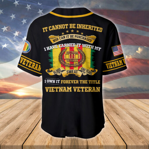 Personalized Vietnam Veteran Baseball Jersey MQTZ5270505 - Image 3