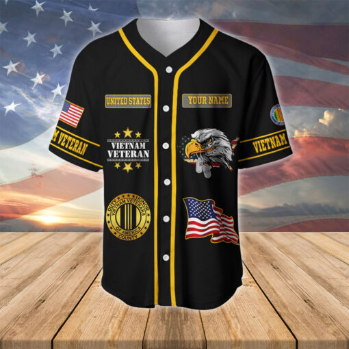 Personalized Vietnam Veteran Baseball Jersey MQTZ5270502 - Image 2