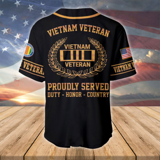 Personalized Vietnam Veteran Baseball Jersey MQTZ5270504 - Image 3