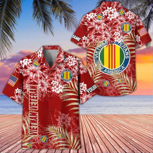 Personalized Vietnam Veteran Hawaiian Shirt MQTZ5090603