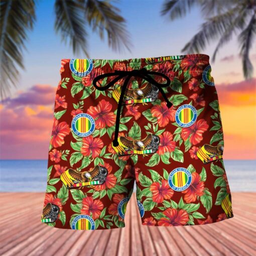 Personalized Proud Vietnam Veteran Hawaiian Shirt UKND5240604 - Image 4