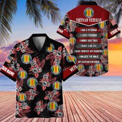 Personalized US Vietnam Veterans Hawaiian Shirt MQTZ5090604