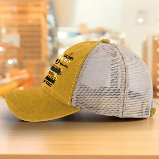 Personalized Bus Driver Demin Hat With Mesh QFHM5180603 - Image 8