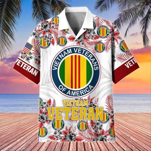 Personalized US Vietnam Veterans Hawaiian Shirt MQTZ5090605 - Image 2