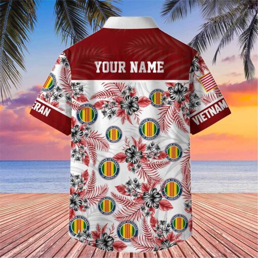 Personalized US Vietnam Veterans Hawaiian Shirt MQTZ5090605 - Image 3
