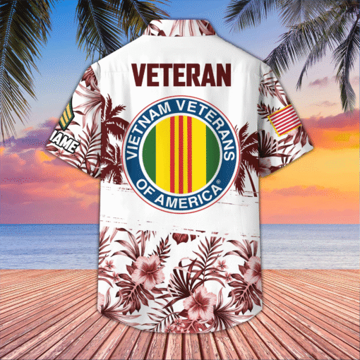 Personalized Vietnam Veteran Hawaiian Shirt MQHH5030650 - Image 3