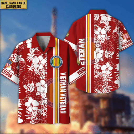 Personalized Vietnam Veteran Hawaiian Shirt MQHH5030651